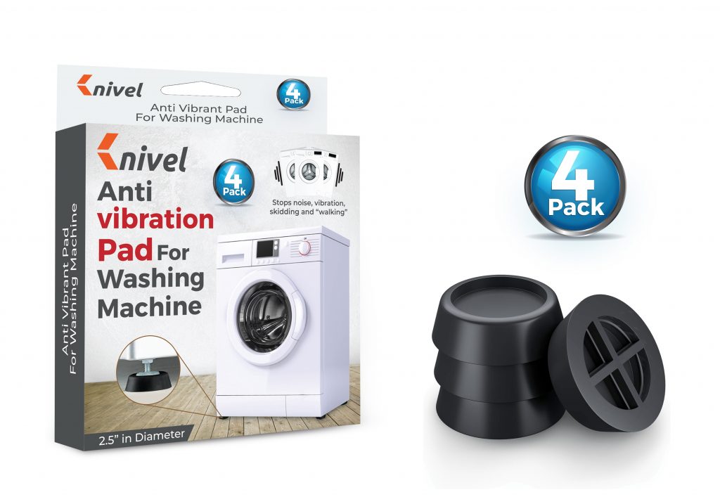 Washing Machine Foot Pads for Antivibration and AntiWalk Washer and